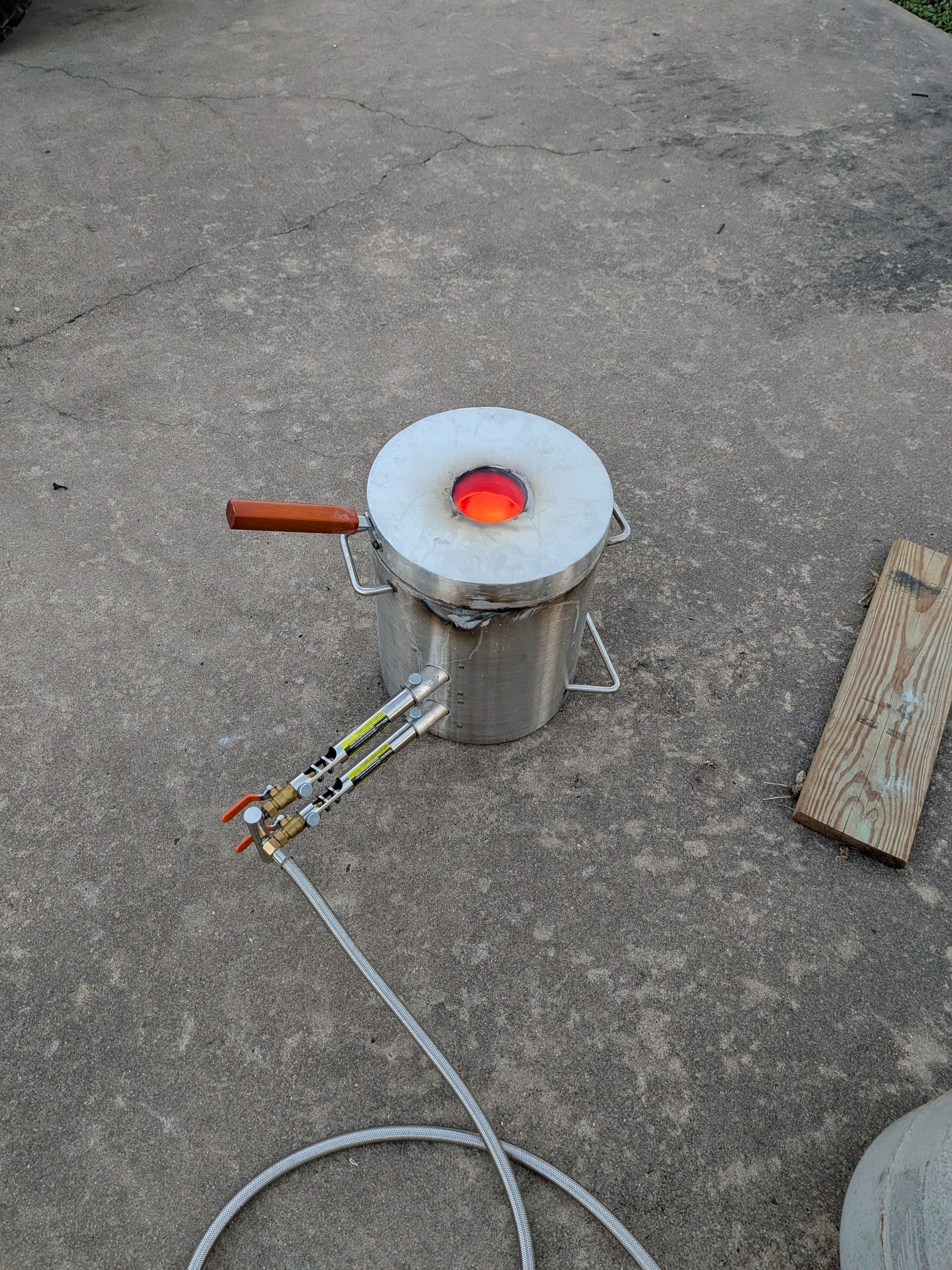 Breaking in the furnace