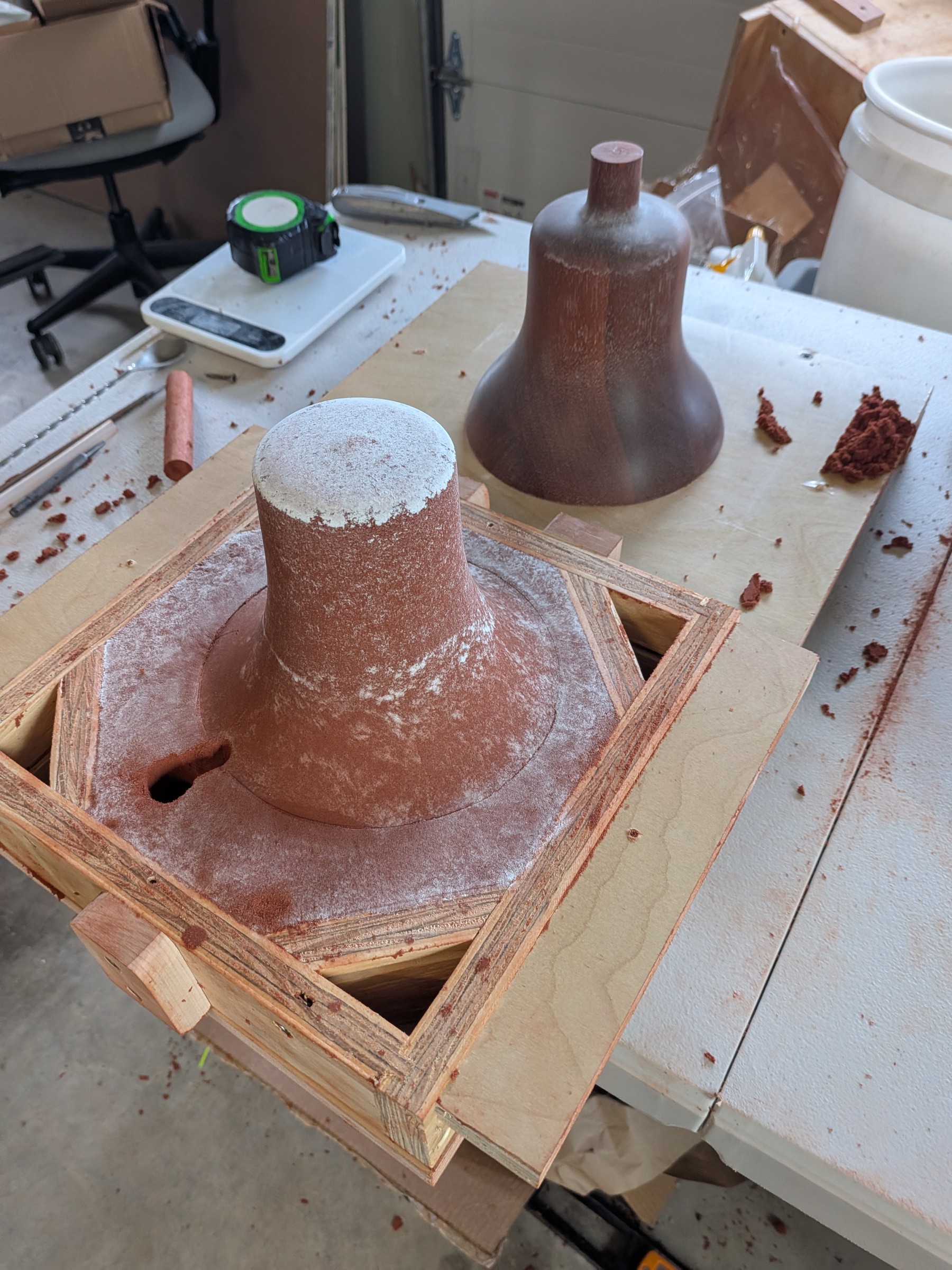 Filling the flask again