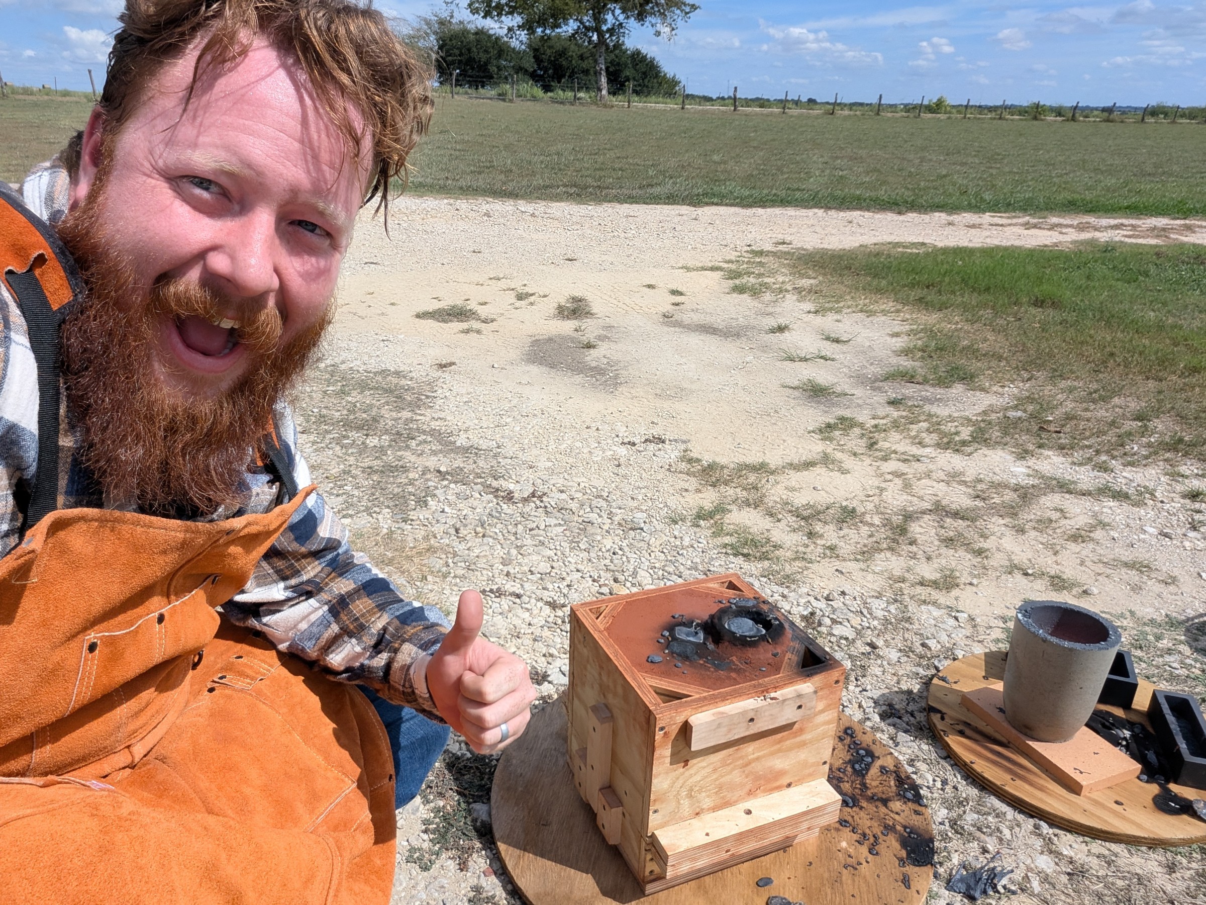 The Flask successfully filled